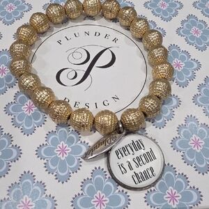 Plunder Inspirational Beaded Bracelet